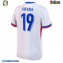 Camisa de Futebol França Youssouf Fofana #19 Equipamento Secundário Europeu 2024 Manga Curta